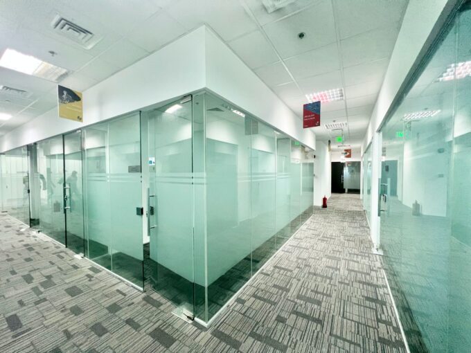 GLASS PARTITIONED OFFICE IN ALSADD